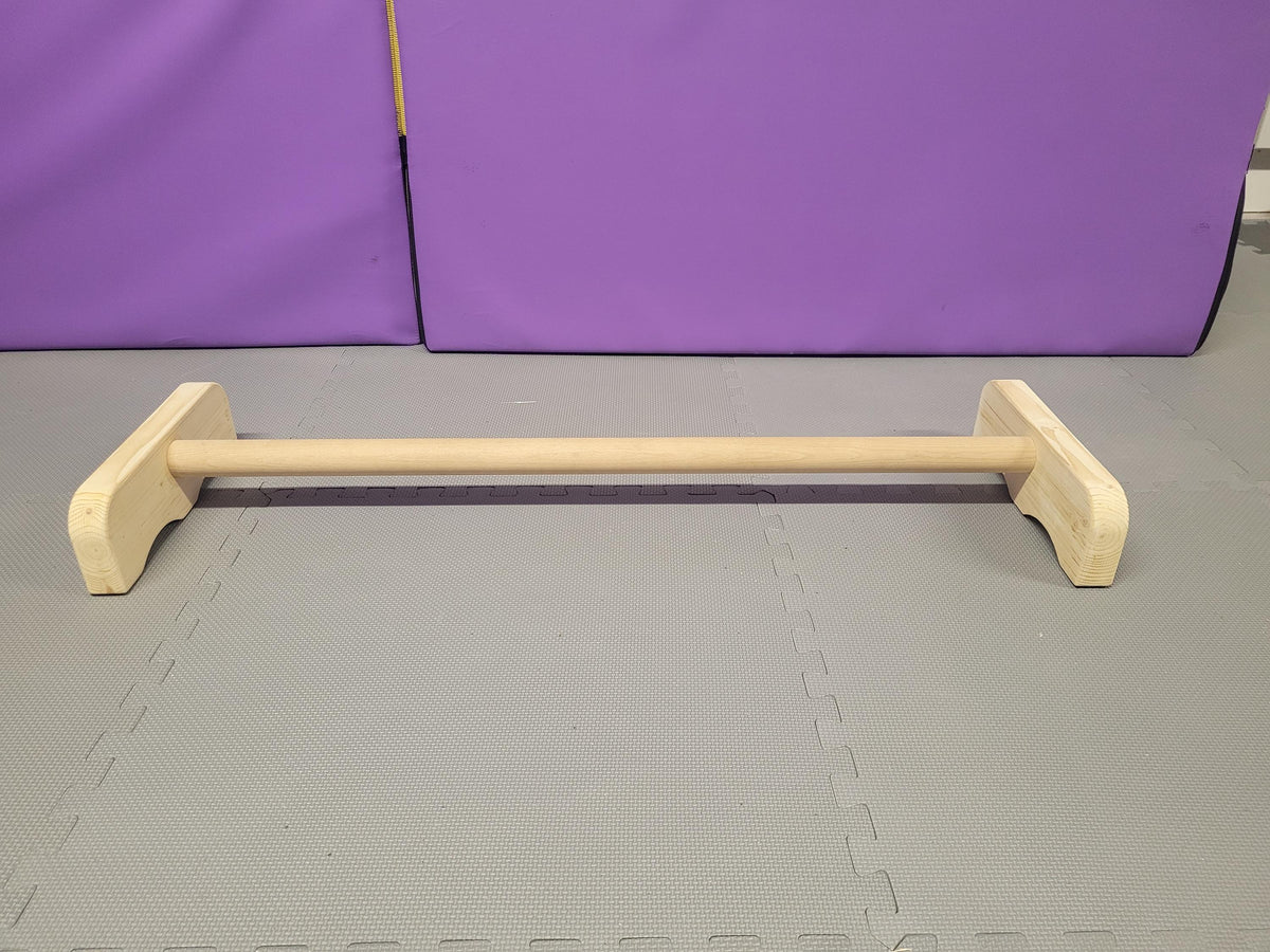 Crafitcore Handmade Wooden Gymnastics Floor Bar | Kids Home Training Bar | UK Made Ballet & Beginner Gym Equipment