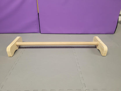 Crafitcore Handmade Wooden Gymnastics Floor Bar | Kids Home Training Bar | UK Made Ballet & Beginner Gym Equipment