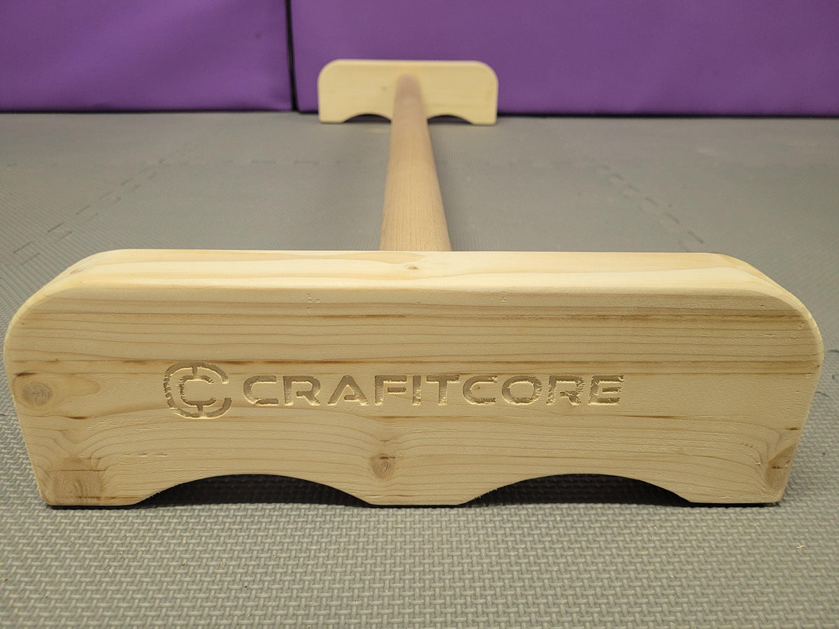 Crafitcore Handmade Wooden Gymnastics Floor Bar | Kids Home Training Bar | UK Made Ballet & Beginner Gym Equipment