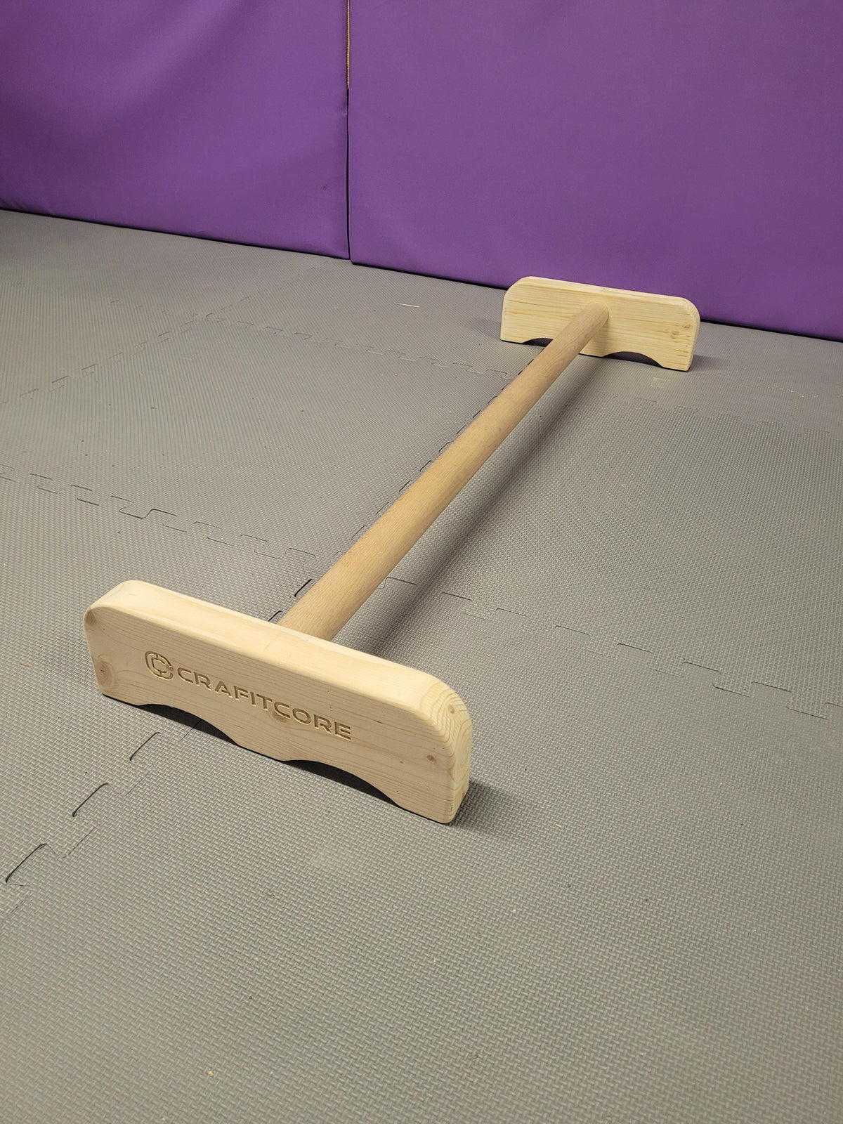 Crafitcore Handmade Wooden Gymnastics Floor Bar | Kids Home Training Bar | UK Made Ballet & Beginner Gym Equipment