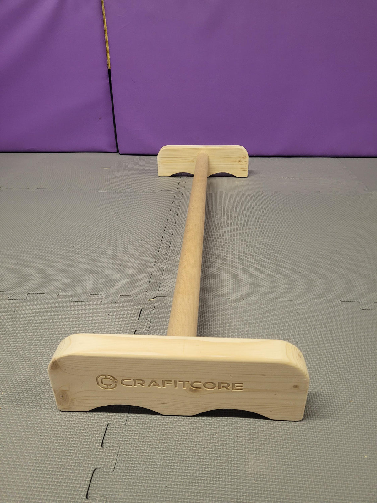 Crafitcore Handmade Wooden Gymnastics Floor Bar | Kids Home Training Bar | UK Made Ballet & Beginner Gym Equipment